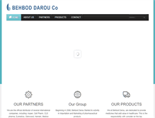 Tablet Screenshot of behboddarou.com